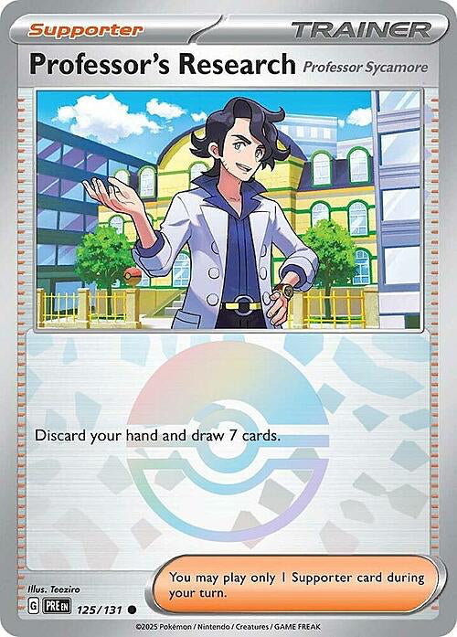 Prismatic Evolutions Professor Sycamore #125/131 Pokéball